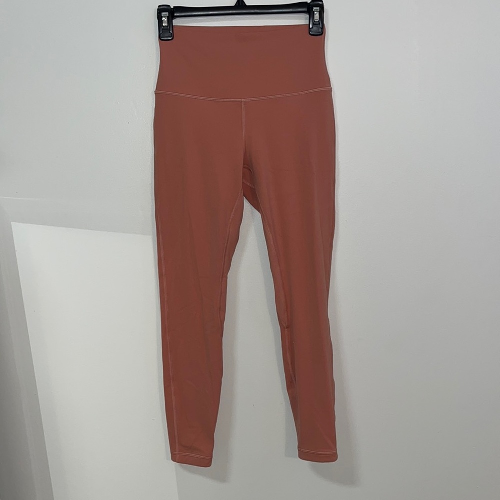 LULULEMON peach orange leggings